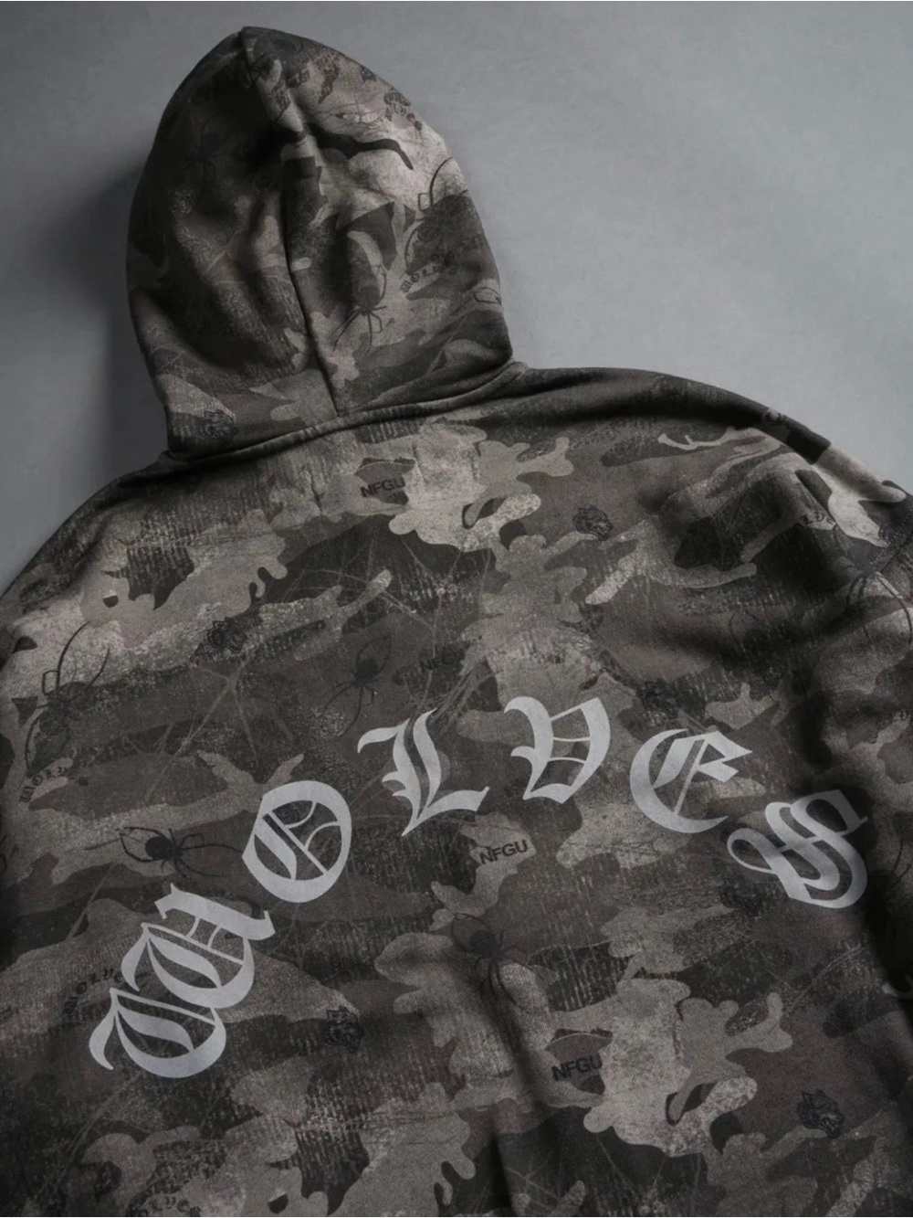 Darc Sport Wolf Chopper Double Zip Hoodie, Size XL - Picture 3 of 6
